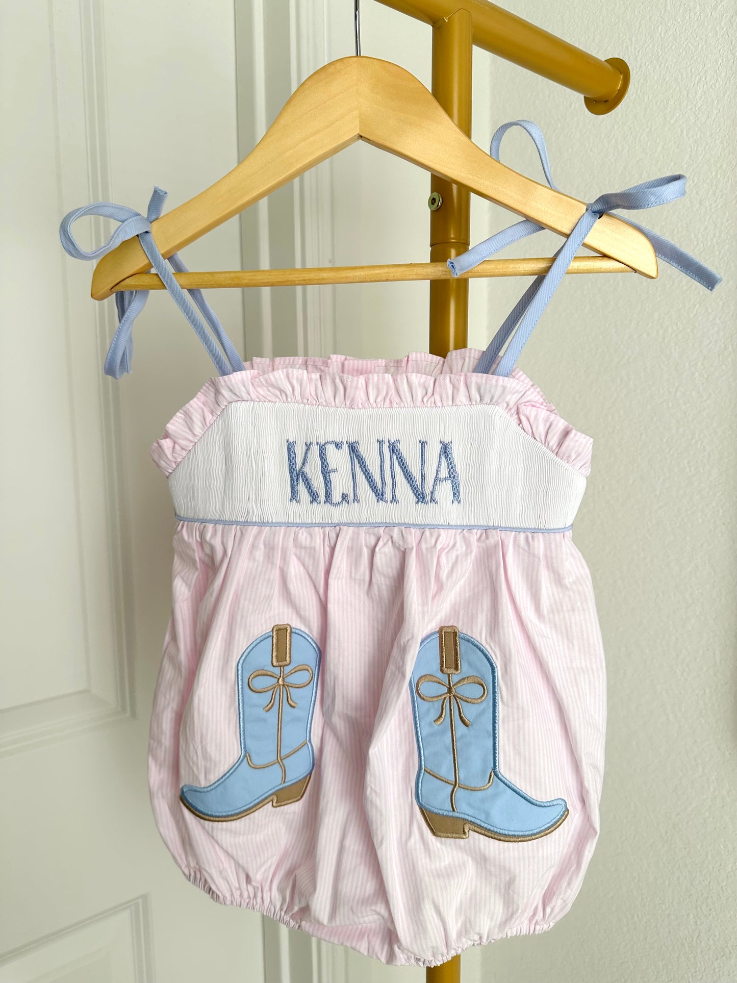 Long Live Cowgirls Custom Name Smock