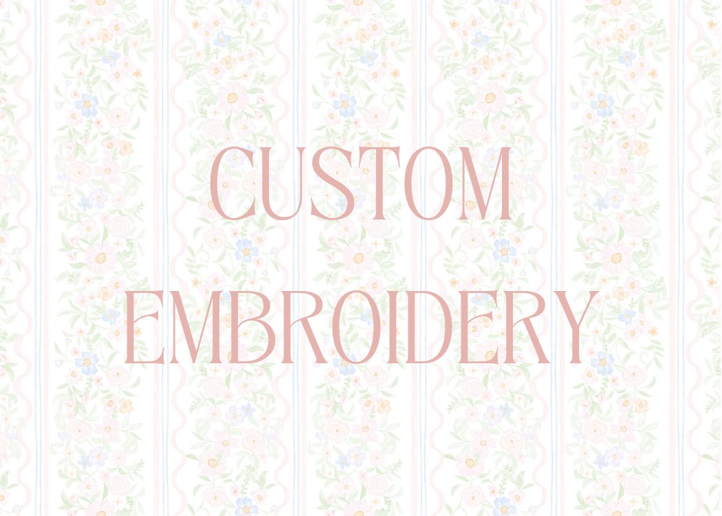 Custom Embroidery
