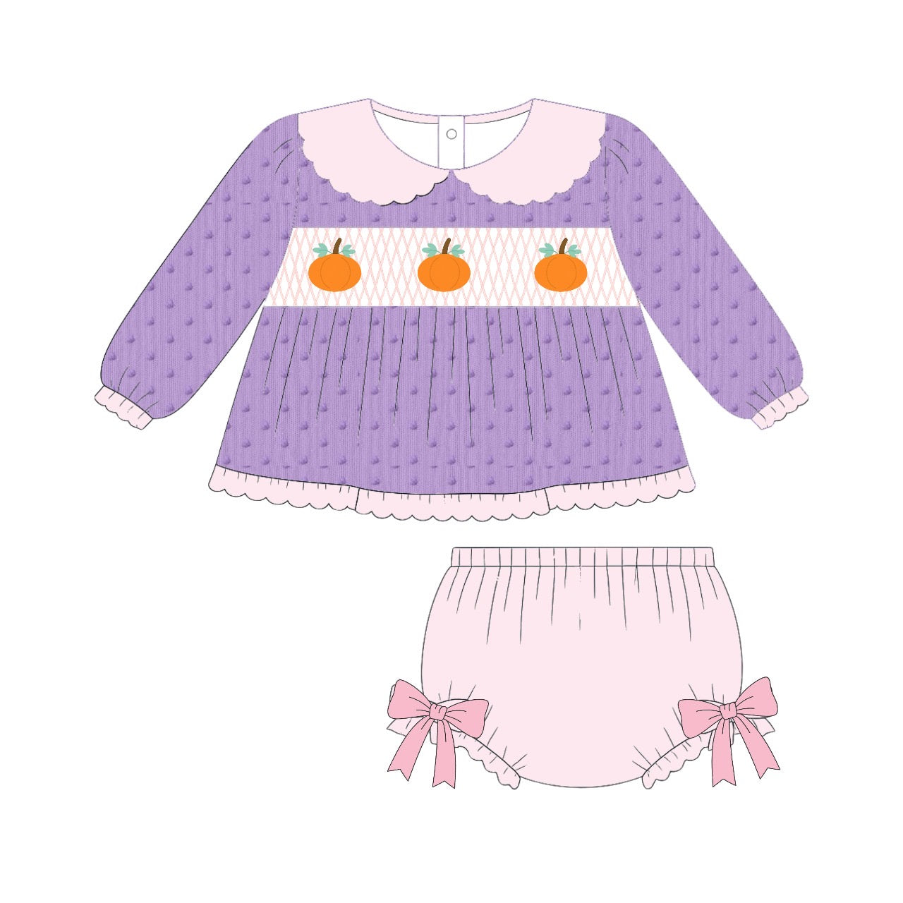 Sweet Pumpkin Smock