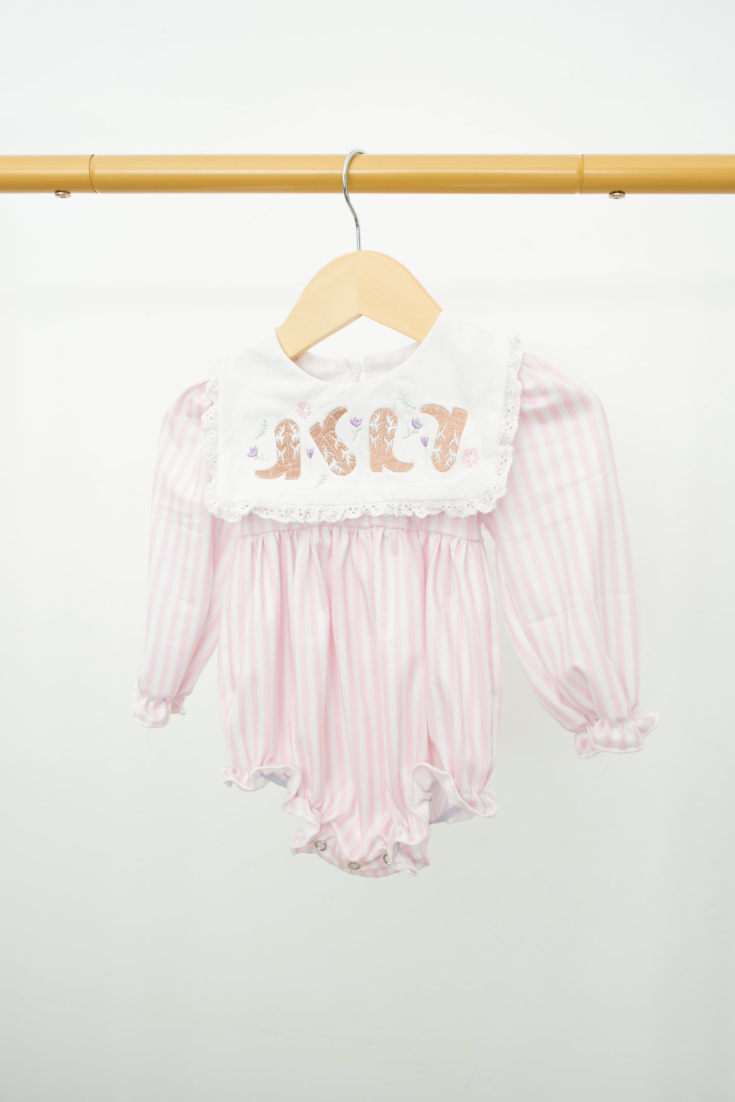 Cowgirl Striped Bubble