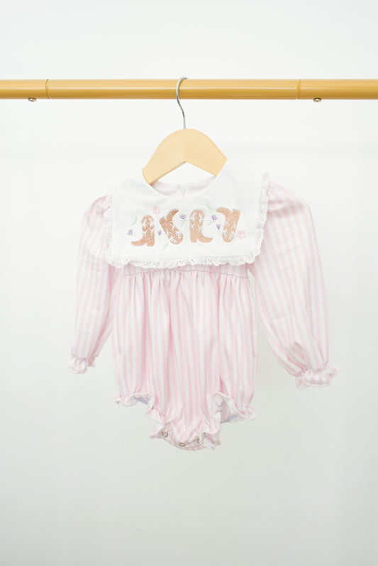 Cowgirl Striped Bubble